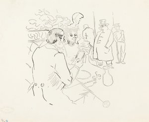 Sznobizmus, 1895. alkotó: Henri de Toulouse Lautrec