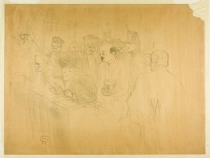 Az Arton-próba (harmadik tábla) alkotó: Henri de Toulouse-Lautrec