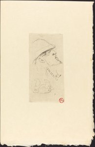 The Explorer Vicomte de Brettes (Explorer L.J. Vicomte de Brettes?) alkotó: Henri de Toulouse Lautrec