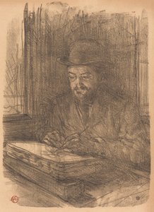 A szépgrafikus Adolphe Albert alkotó: Henri de Toulouse Lautrec
