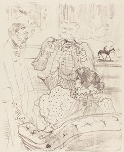 The Forfeit (La gage) alkotó: Henri de Toulouse Lautrec
