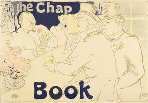 Az ír és amerikai bár, rue Royale, a The Chap Book plakátja, 1895