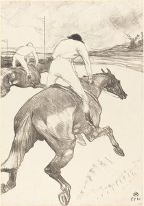A zsoké (Le jockey) alkotó: Henri de Toulouse Lautrec