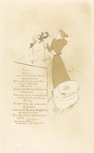 The Milliner (The Milliner - Renée Vert) alkotó: Henri de Toulouse Lautrec