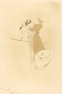 The Milliner La Modiste – Renée Vert, 1893. alkotó: Henri de Toulouse Lautrec