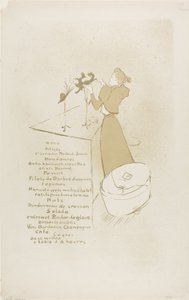 The Milliner, Renée Vert alkotó: Henri de Toulouse Lautrec