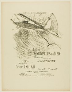 Tengeri fecskék, Désiré Dihau dallamaiból alkotó: Henri de Toulouse Lautrec