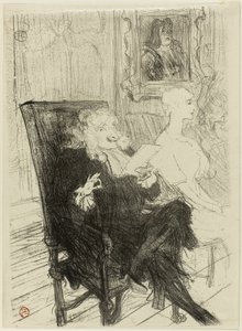 Truffier és Moreno, a Tanult nőkben alkotó: Henri de Toulouse Lautrec