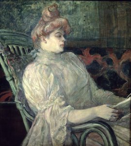 Olvasó nő alkotó: Henri de Toulouse Lautrec