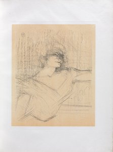 Yvette Guilbert-angol sorozat: A ragasztóban alkotó: Henri de Toulouse-Lautrec