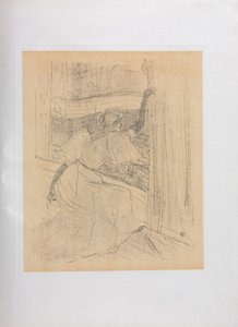 Yvette Guilbert – angol sorozat: Üdvözlet a közönségnek, 1898. alkotó: Henri de Toulouse Lautrec