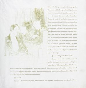 Yvette Guilbert-Francia sorozat: 8. sz alkotó: Henri de Toulouse-Lautrec