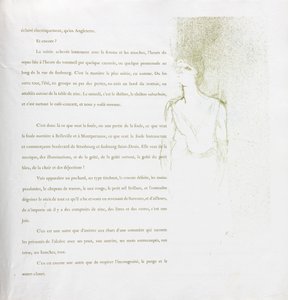 Yvette Guilbert-Francia sorozat: 9. sz alkotó: Henri de Toulouse-Lautrec