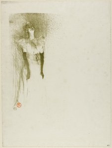 Yvette Guilbert alkotó: Henri de Toulouse-Lautrec