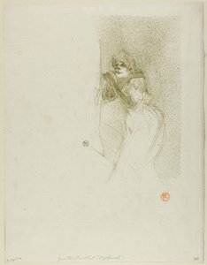 Yvette Guilbert alkotó: Henri de Toulouse-Lautrec