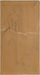 Yvette Guilbert alkotó: Henri de Toulouse-Lautrec
