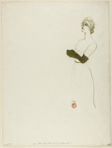 Yvette Guilbert alkotó: Henri de Toulouse Lautrec