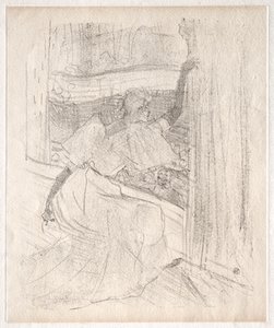 Yvette Guilbert: Üdvözlet a közönségnek, 1898. alkotó: Henri de Toulouse Lautrec