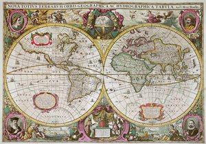 Új föld- és víztérkép az egész Földről, 1630
