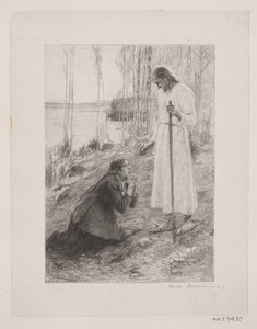 Krisztus megjelenik Mária Magdolnának alkotó: Henrik Bornemann