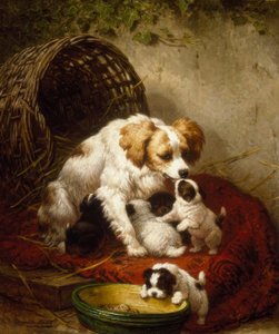 A boldog család alkotó: Henriëtte Ronner Knip