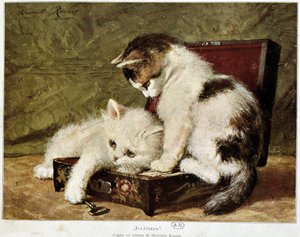 Folatrerie (cicák) - Henriette Ronner