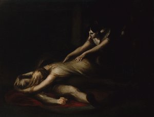 Kriemhild fájdalma alkotó: Johann Heinrich Füssli