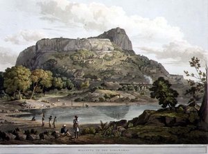 Riacotta a Baramahalban, XII. tábla, metszett: Daniel Havell (1785-1826) 1809 (metszet)