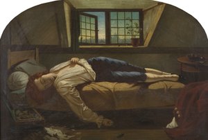 Chatterton halála alkotó: Henry (after) Wallis