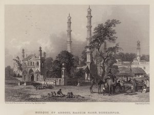 Abdul Rahim Khan mecset, Burhanpur (színes litó)