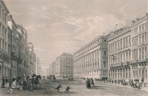 Rue du Chapeau Rouge, Bordeaux, 19. század közepe.