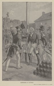 Detroit feladása (litho)