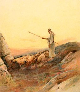 A juhait számláló pásztor alkotó: Henry Andrew Harper