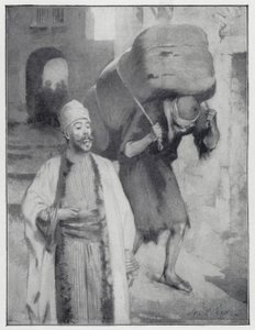 Egy keleti portás (litho) alkotó: Henry Andrew Harper