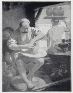 Egy keleti fazekas (litho) alkotó: Henry Andrew Harper