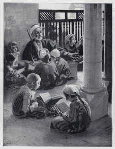 Egy keleti iskolamester (litho) alkotó: Henry Andrew Harper