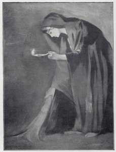 Egy keleti nő, aki elveszett érmét keres (litho) alkotó: Henry Andrew Harper