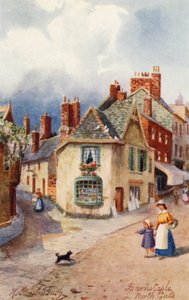 North Gate, Barnstaple (színes litográfia)