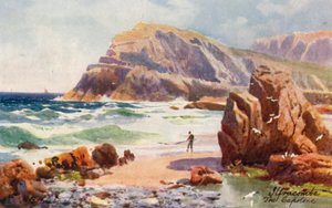 The Capstone, Ilfracombe (színes litográfia)