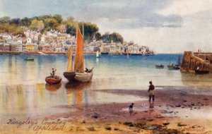 The Harbour, Appledore (színes litográfia)