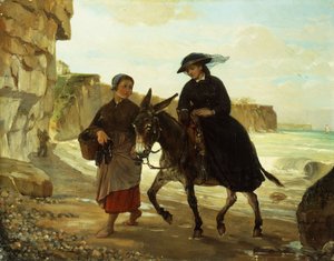 A turista és a halásznő, 1870