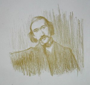 Andre Gide (1861-1942) 1901 (litográfia)