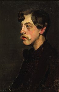 Camille Mauclair költő portréja 1872-1945, c. 1895.