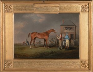 Kvíz, az utolsó Newmarket-i futam után alkotó: Henry Bernard Chalon