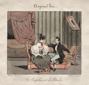 Párizsi alkalmak: A diákok kiegészítése. alkotó: Henry Bonaventure Monnier