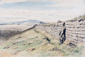 Cockmount Hill (ceruza, wc és gouache papíron, kártyán) alkotó: Henry Burdon Richardson