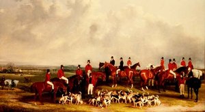 The Meet of the Buck Hounds, 1845 körül