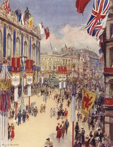 Piccadilly Circus, London (színes litó)