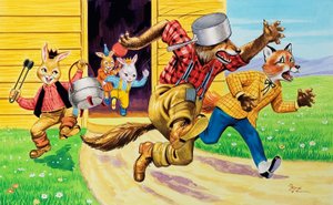 Brer Rabbit, barátok és serpenyők