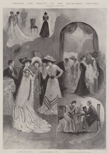 Frocks and Frills, a Haymarket Színházban alkotó: Henry Charles Seppings Wright